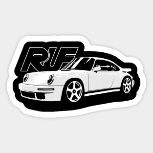 Ruf 911 SCR CTR high performance sports car German automobile YELLOW BIRD Sticker